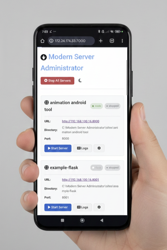 Mobile Dashboard Light Mode